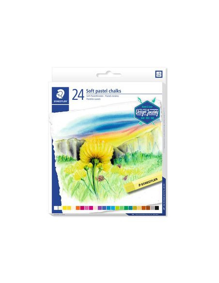 ESTUCHE DE CARTÓN CON 24 PASTELES