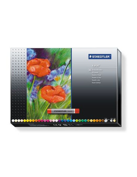 ESTUCHE DE CARTÓN CON 36 PASTELES