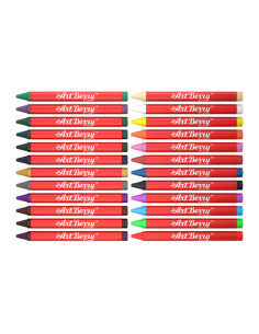 ESTUCHE DE CERAS DE PLÁSTICO 24 COLORES ARTBERRY 34931 2