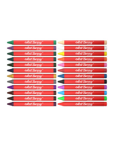 ESTUCHE DE CERAS DE PLÁSTICO 24 COLORES...