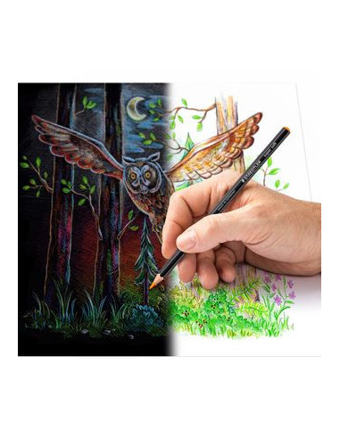 ESTUCHE DE METAL CON 12 LÁPICES, COLORES...