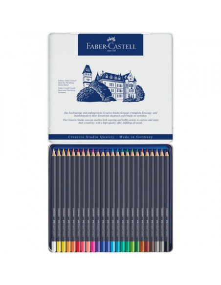 LAPICEROS FABER - CASTELL GOLDFABER SERIE AZUL  24 COLORES