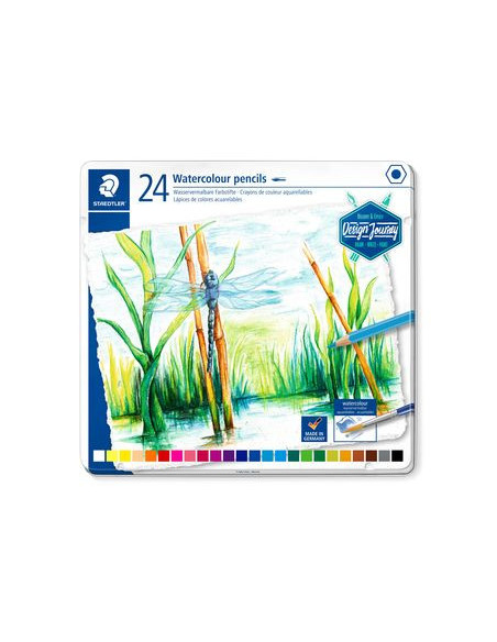 ESTUCHE DE METAL CON 24 LÁPICES