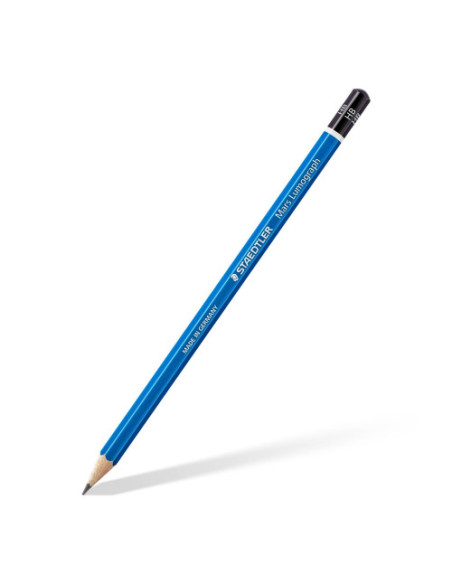ESTUCHE DE METAL CON 24 LÁPICES, GRADUACIONES STAEDTLER 100 G24