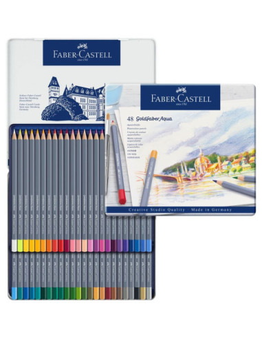 ESTUCHE DE METAL CON 48 LÁPICES DE COLORES...