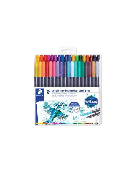 ESTUCHE DE PLÁSTICO CON 36 ROTULADORES