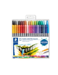 ESTUCHE DE PLÁSTICO CON 72 ROTULADORES
