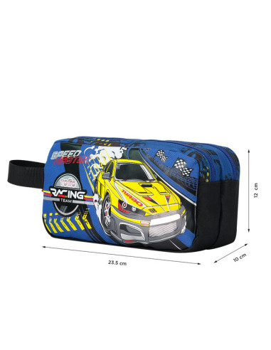 ESTUCHE ESCOLAR DE CARRERAS DE COCHES TOTTO...