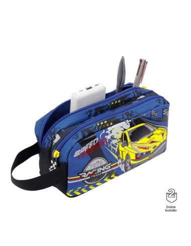 ESTUCHE ESCOLAR DE CARRERAS DE COCHES TOTTO...