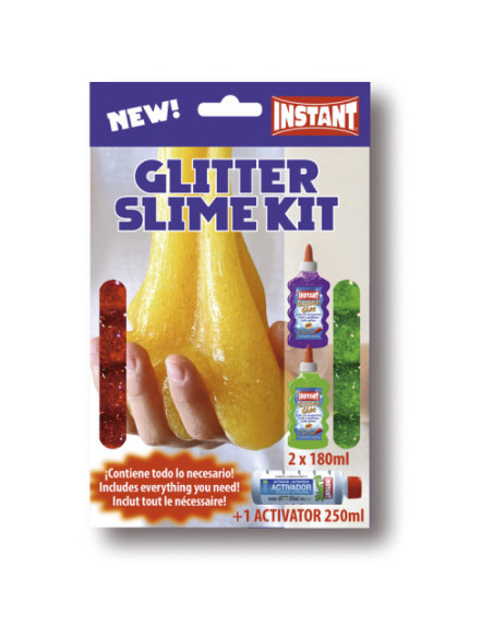 ESTUCHE GLITTER SLIME MINI KIT 2 COLAS + ACTIVADOR INSTANT 18981