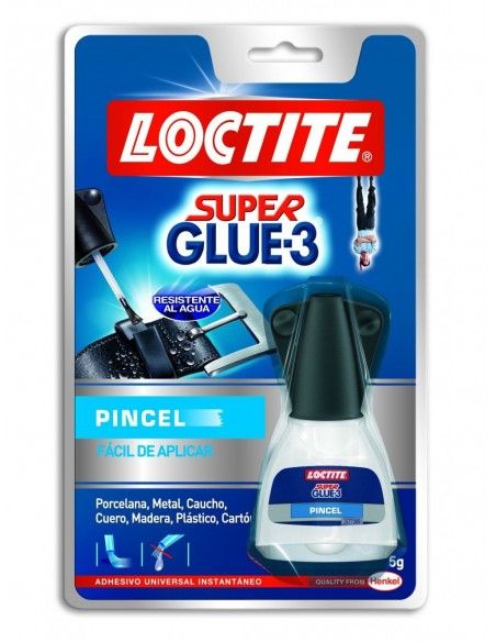 PEGAMENTO SUPER GLUE 3 PINCEL 5GR