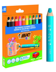 ESTUCHE LAPICES MULTISUPERFICIE BLISTER 10UDS BIC 515276
