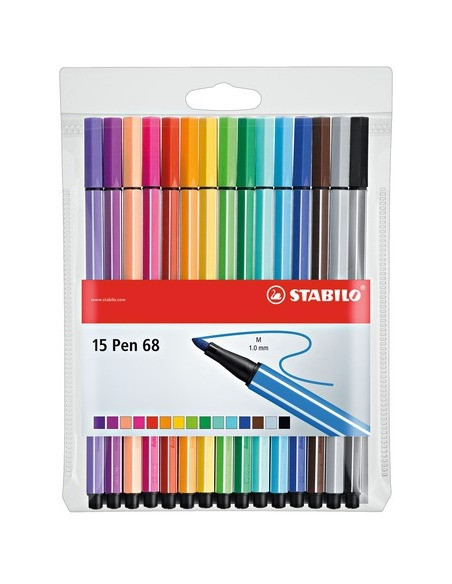 ESTUCHE LIKE-YOU 15 PEN68 STABILO 6815-2