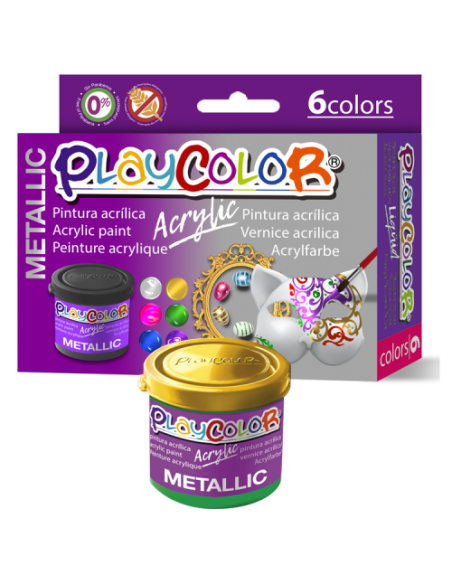 ESTUCHE LIQÜID GLITTER 40ML. 6 COLORES SURTIDOS PLAYCOLOR 20221