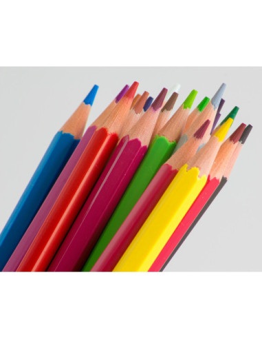 ESTUCHE METAL 36 UNIDADES LAPICES HEXAGONALES...