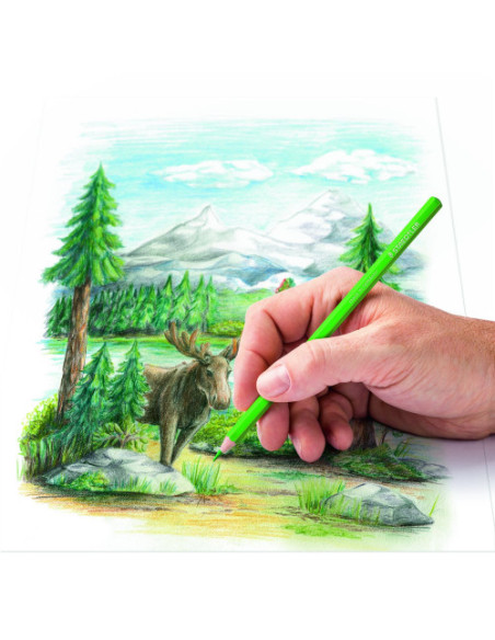 ESTUCHE METÁLICO CON 24 LÁPICES, COLORES SURTIDOS STAEDTLER 146C M24