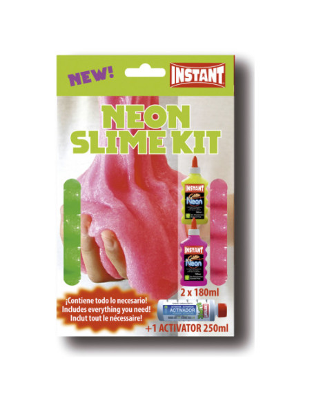 ESTUCHE NEON SLIME MINI KIT 2 COLAS + ACTIVADOR INSTANT 18951