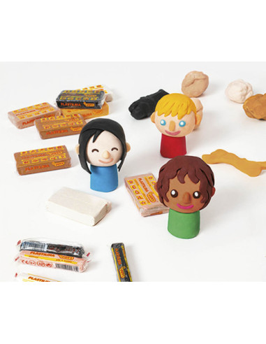 ESTUCHE PLASTILINA 6 BARRAS DE 15GR COLORES...