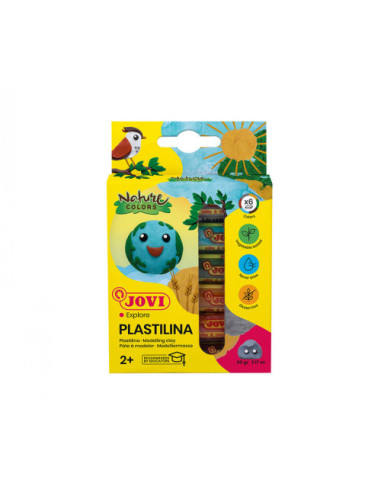 ESTUCHE PLASTILINA 6 BARRAS DE 15GR COLORES...