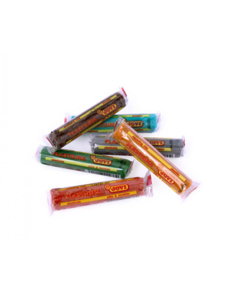 ESTUCHE PLASTILINA 6 BARRAS DE 15GR COLORES SURTIDOS GAMA NATURE JOVI 90/6N