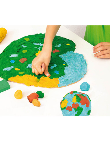 ESTUCHE PLASTILINA 6 BARRAS DE 15GR COLORES...