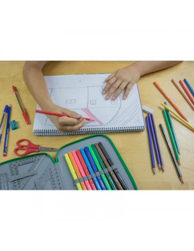 ESTUCHE PLUMIER 2 PISOS ALPINO UA000113