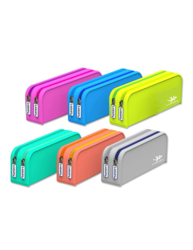 ESTUCHE PORATOTODO SILICONA RECTANGULAR DOBLE...