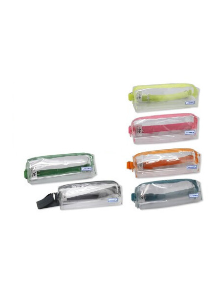 PORTATODO TAKE-AWAY TRANSPARENTE C/ GOMA LAGART 330244