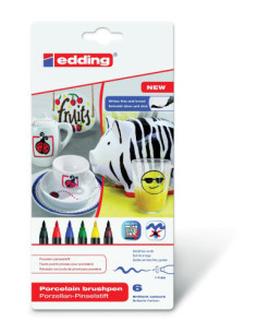 ESTUCHE ROTULADOR PARA CERÁMICA COLORES BÁSICOS EDDING 4200-6-S-000