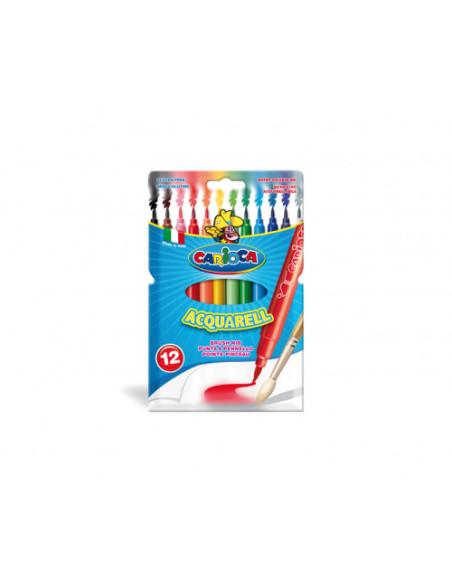 ESTUCHE ROTULADORES ACQUARELL 12 PCS CARIOCA 42747