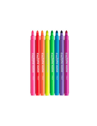 ESTUCHE ROTULADORES NEON 8 PCS CARIOCA 42785