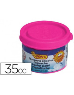ESTUCHE TÉMPERA ESCOLAR 5 BOTES 35 ML - MAGENTA JOVI 50308