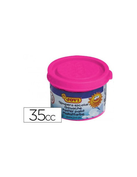 ESTUCHE TÉMPERA ESCOLAR 5 BOTES 35 ML - MAGENTA JOVI 50308