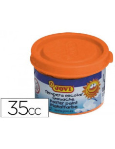 ESTUCHE TÉMPERA ESCOLAR 5 BOTES 35 ML - NARANJA JOVI 50306