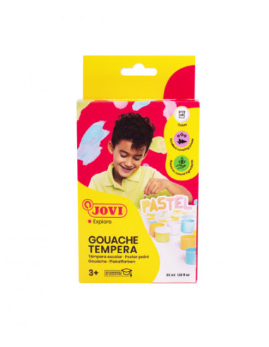 ESTUCHE TÉMPERA GOUACHE 6 BOTES DE 35 ML...