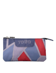 ESTUCHE TRIPLE GRIS Y AZUL TOTTO AC52ECO012-2120Z-2JG