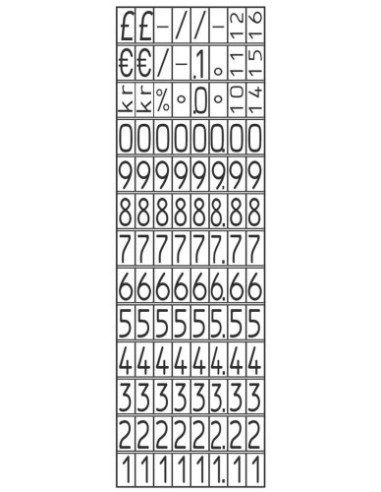 ETIQUETADORA DE 1 LÍNEA 8 CARACTERES AVERY PL1/8
