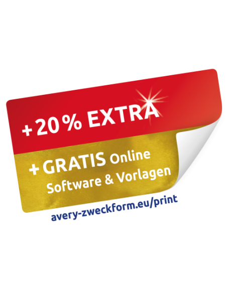 ETIQUETAS DESPEGABLES ECOLÓGICAS, CERTIFICADAS FSC-IMPRESORAS LÁSER-35,6X16,9 MM AVERY L4732REV-25 PAQUETE 25 HOJAS