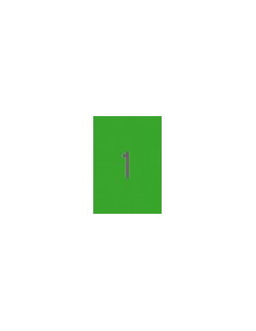 PACK 20 HOJAS (20 UDS) ETIQUETAS VERDES 210X297MM APLI 1602.