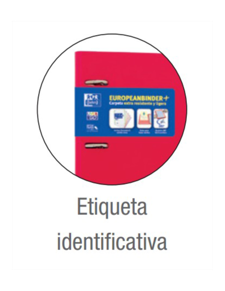 EUROPEANBINDER+ LIVE & GO POLYFOAM A4+ CON RECAMBIO 100H 5X5 - SURTIDO PASTEL OXFORD 400146175