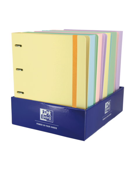EUROPEANBINDER+ LIVE & GO POLYFOAM A4+ CON RECAMBIO 100H 5X5 - SURTIDO PASTEL OXFORD 400146175