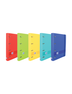 EUROPEANBINDER+ LIVE & GO POLYFOAM A4+ CON RECAMBIO 100H 5X5 - SURTIDO VIVOS OXFORD 400146174