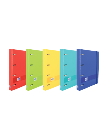 EUROPEANBINDER+ LIVE & GO POLYFOAM A4+ CON RECAMBIO 100H 5X5 - SURTIDO VIVOS OXFORD 400146174