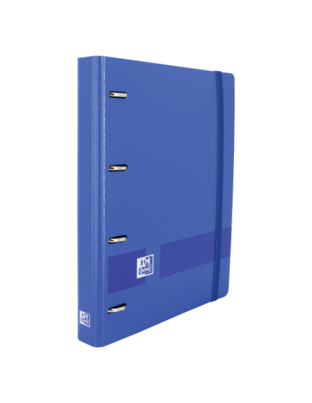 EUROPEANBINDER+ LIVE & GO POLYFOAM A4+ CON RECAMBIO 100H 90GR 5X5 - AZUL OXFORD 400131298