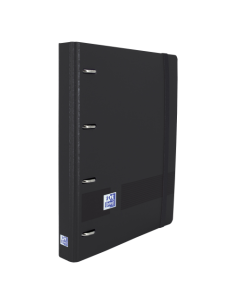 EUROPEANBINDER+ LIVE & GO POLYFOAM A4+ CON RECAMBIO 100H 90GR 5X5 - NEGRO OXFORD 400119071