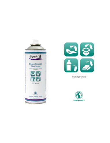 EWENT SPRAY DE PEGAMENTO REPOSICIONABLE SECADO...