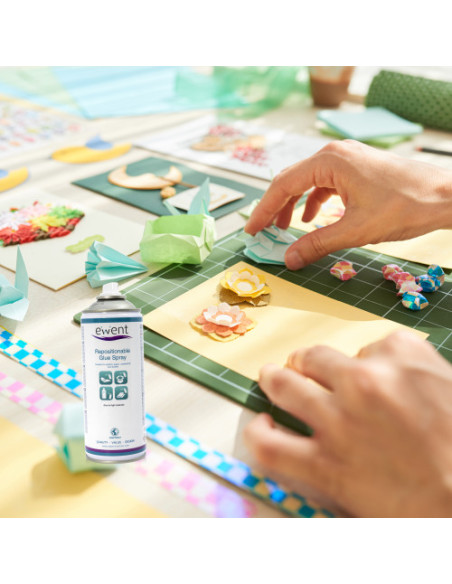 EWENT SPRAY DE PEGAMENTO REPOSICIONABLE SECADO RÁPIDO