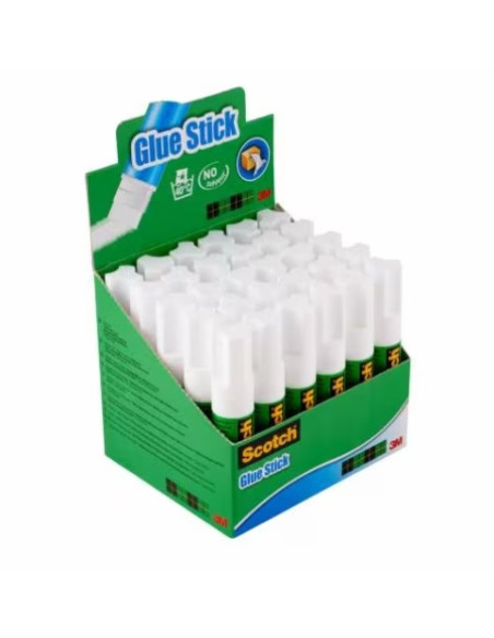 EXPOSITOR 30 BARRAS ADHESIVO PERMANENTE 8G 6208D30 SCOTH 7100116519