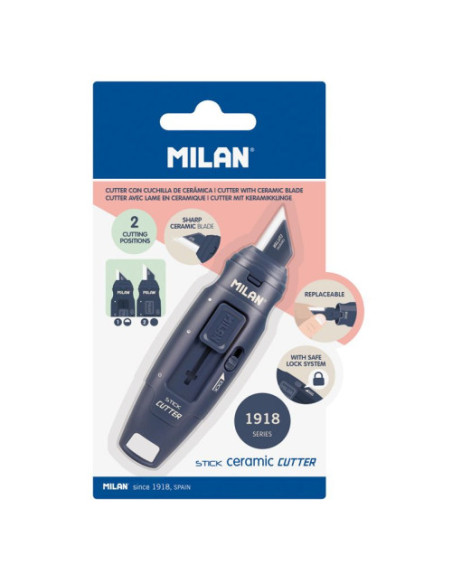 EXPOSITOR 8 BLÍSTERS CÚTER HOJA CERÁMICA STICK SERIE 1918