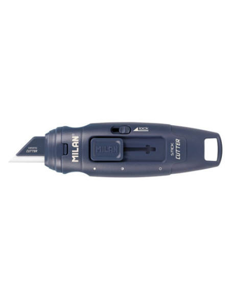 EXPOSITOR 8 BLÍSTERS CÚTER HOJA CERÁMICA STICK SERIE 1918, AZUL MARINO MILAN 6010108B